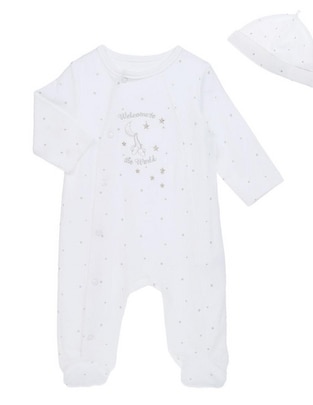Mameluco Little Me de algodón unisex