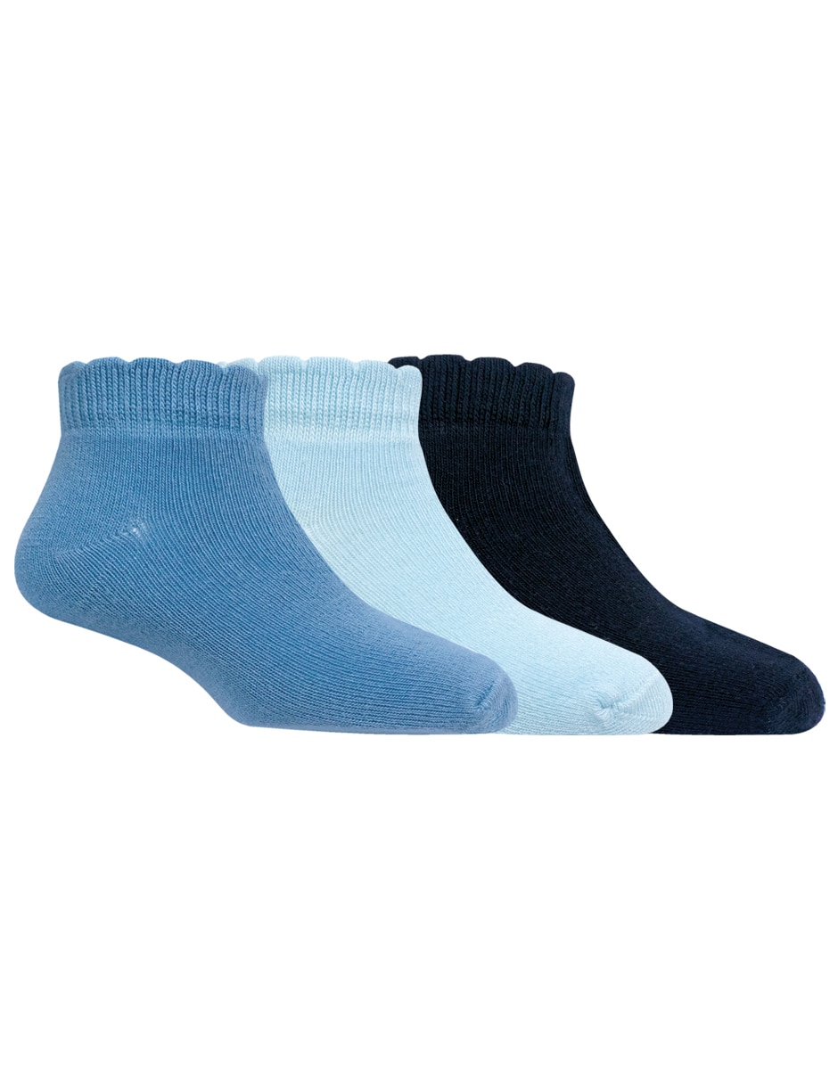 Set tin de algodón para bebé unisex 3 pares Set tin de algodón para bebé unisex 3 pares
