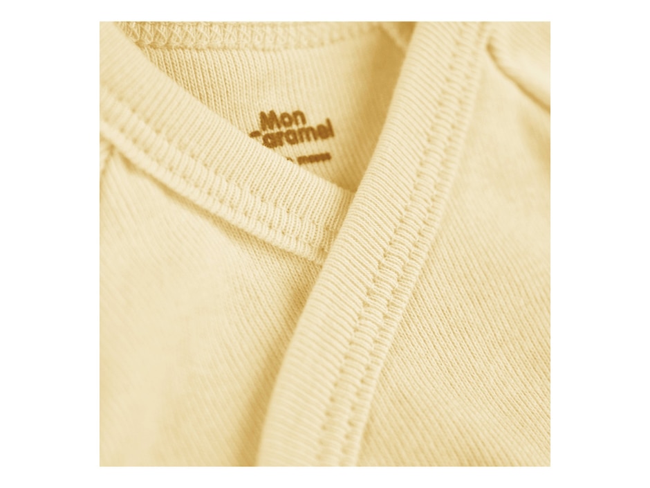 CAMISETA MON CARAME, 0 MESES, AMARILLO