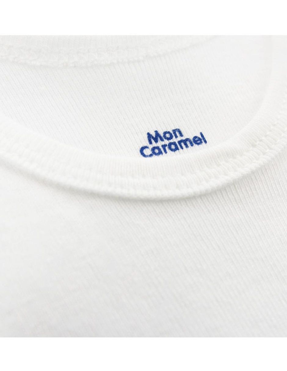 Camiseta cuello redondo Mon Caramel Basics para niño