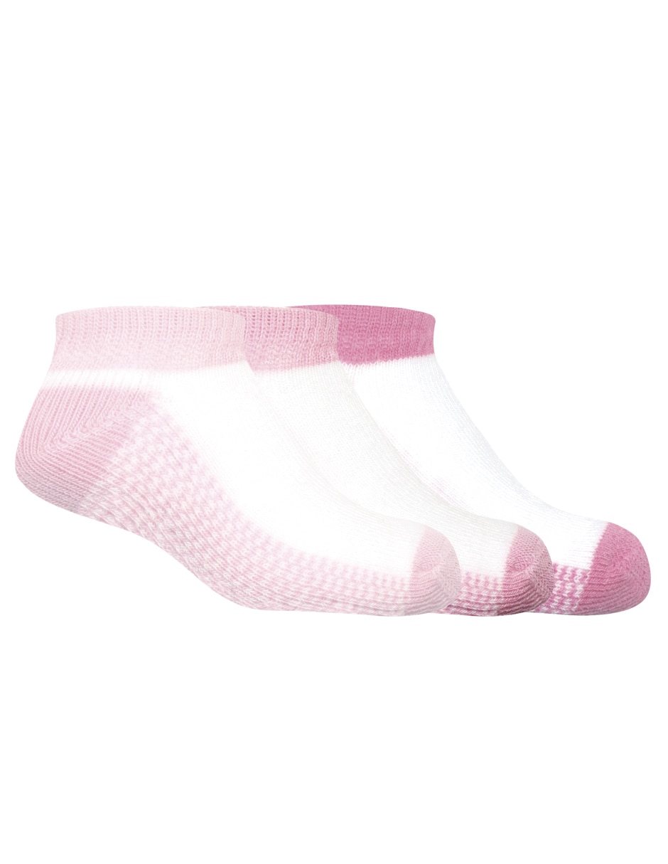 Set calcetín de algodón para niña 2 pares