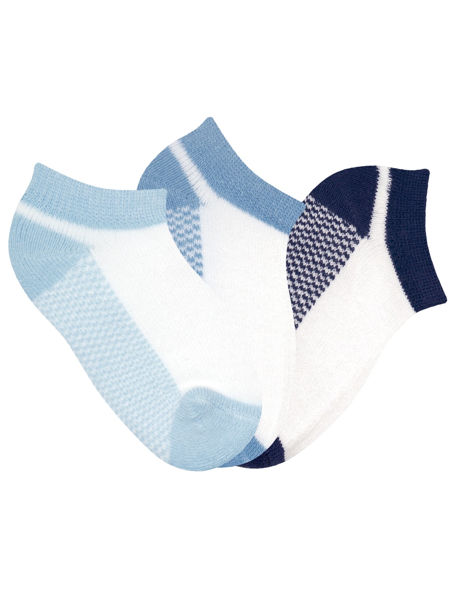 Set tin Mon Caramel Basics de algodón para bebé niño 3 pares