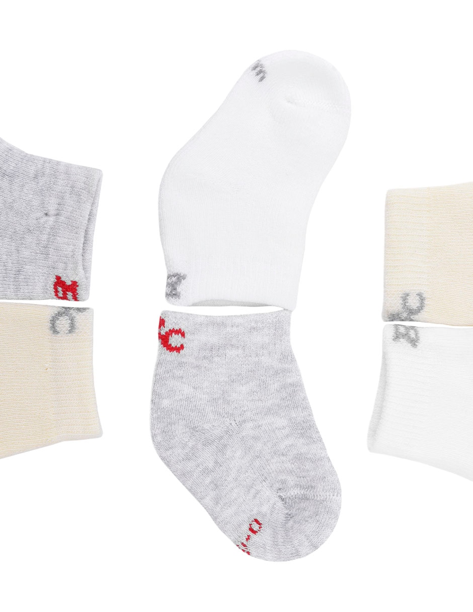 Set tin Baby de algodón para bebé unisex 4 pares 2