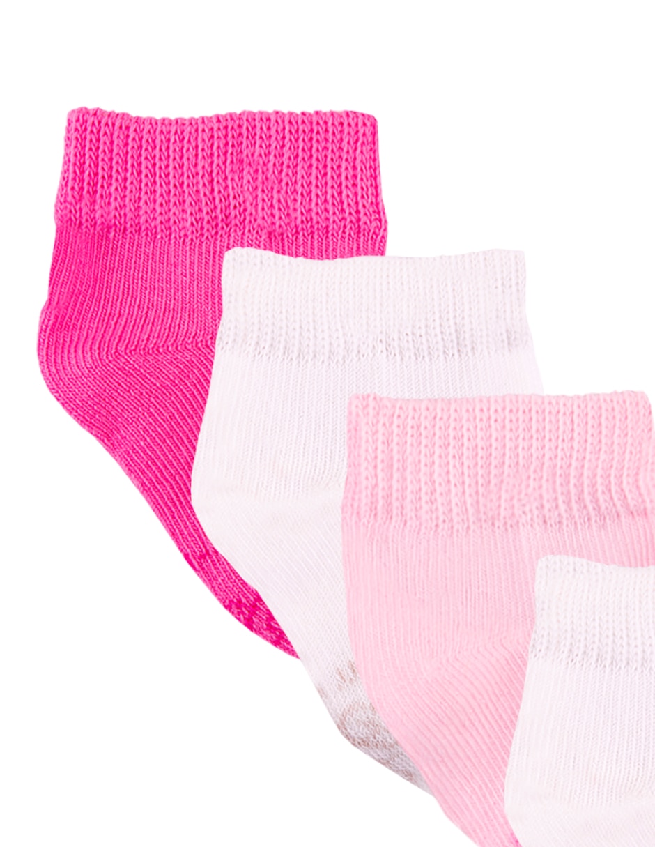 Set tin Baby de algodón para bebé niña 4 pares 3