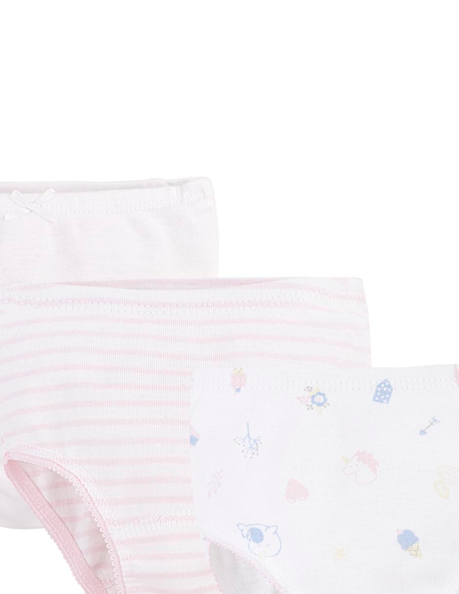 Set panty Baby de algodón para bebé niña 2