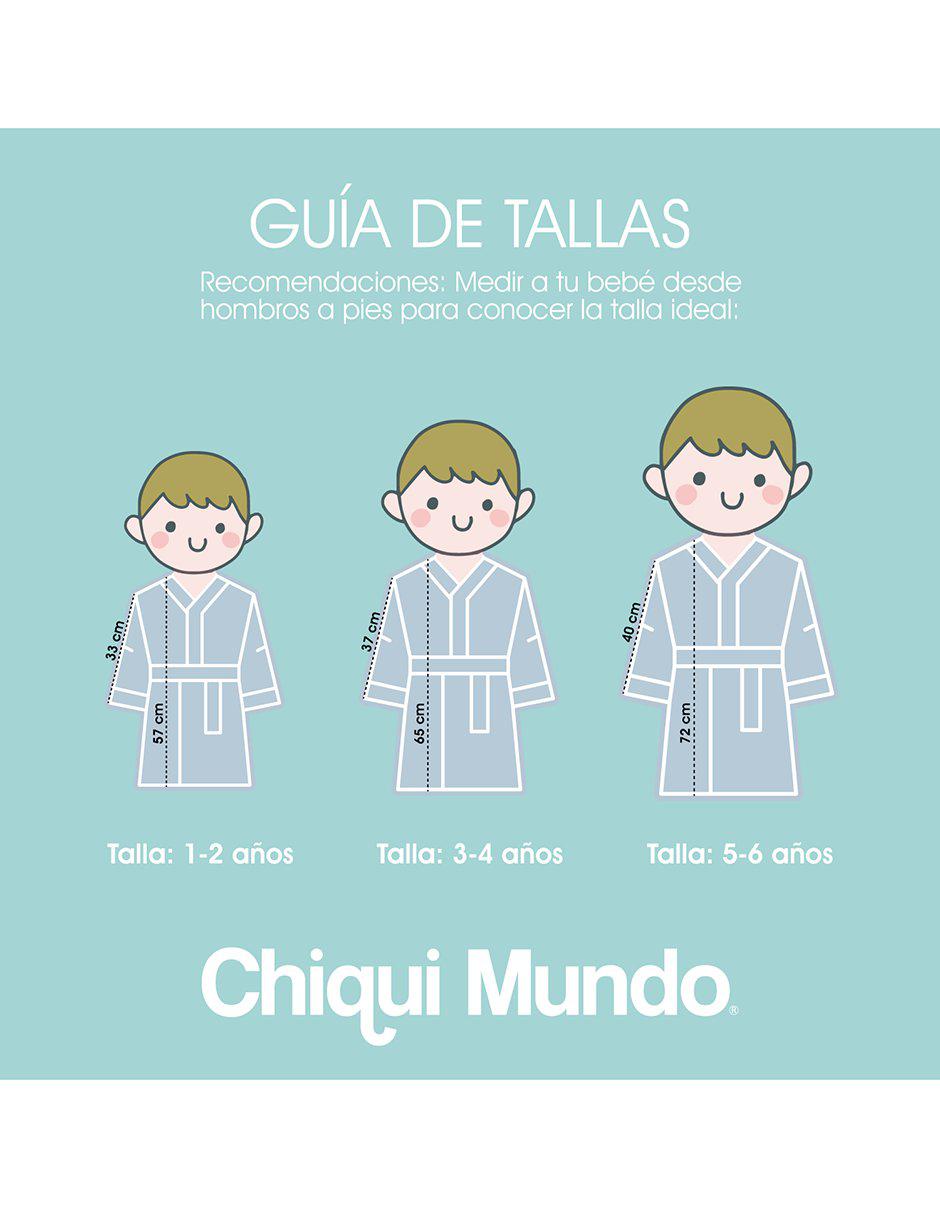 Bata de dormir Chiquimundo para niño