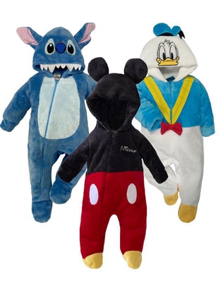 Set de mamelucos de polar fleece para bebé niño Set de mamelucos de polar fleece para bebé niño