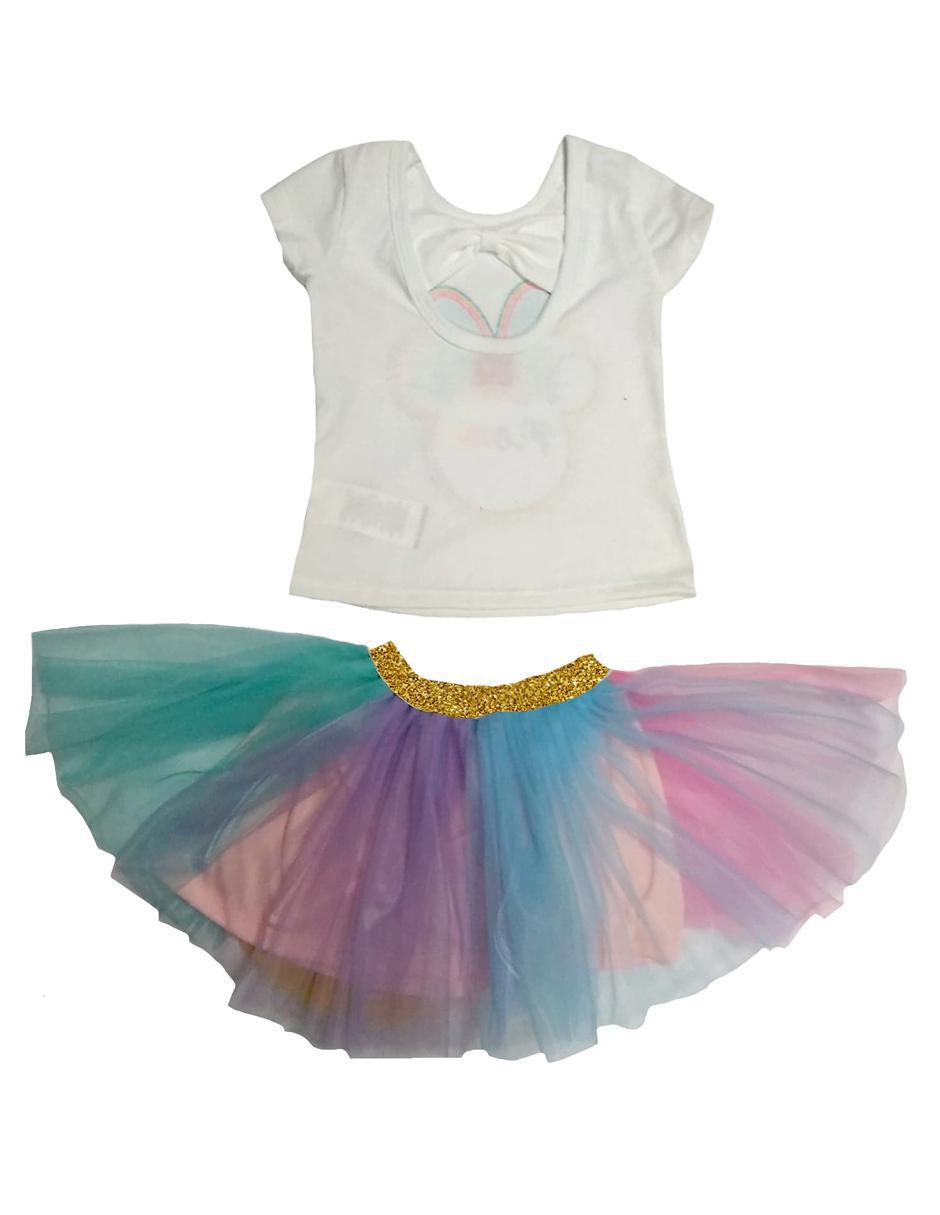 Conjunto Disney de algodón para bebé niña 2 piezas