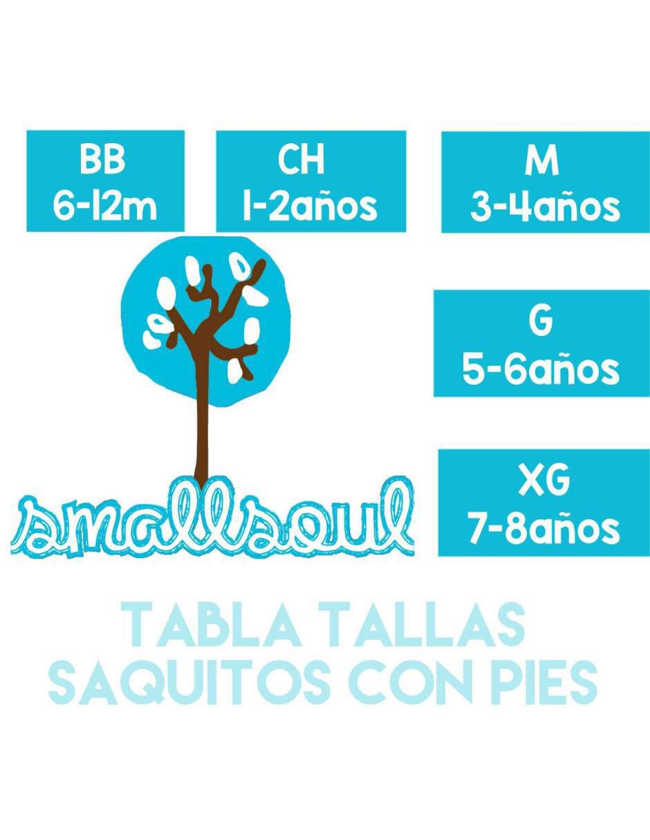 Mameluco Saquito Dormir Small Soul de algodón unisex 6