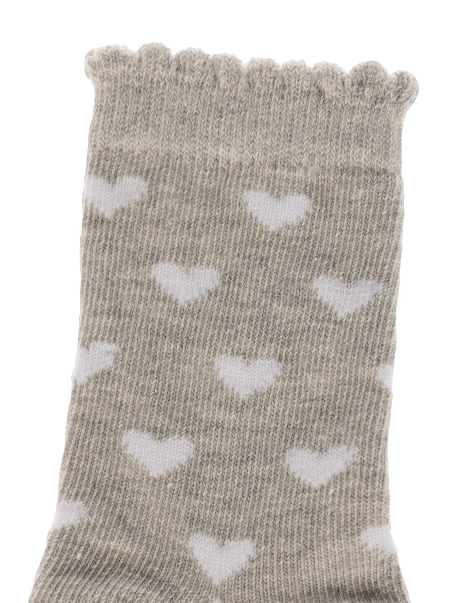 Set calcetín de algodón para niña 2 pares 2