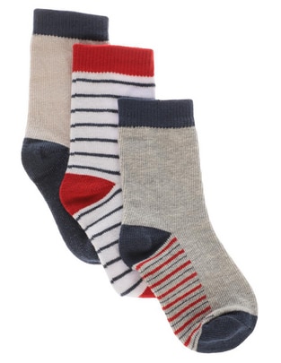 Set calcetín de algodón para niño 2 pares
