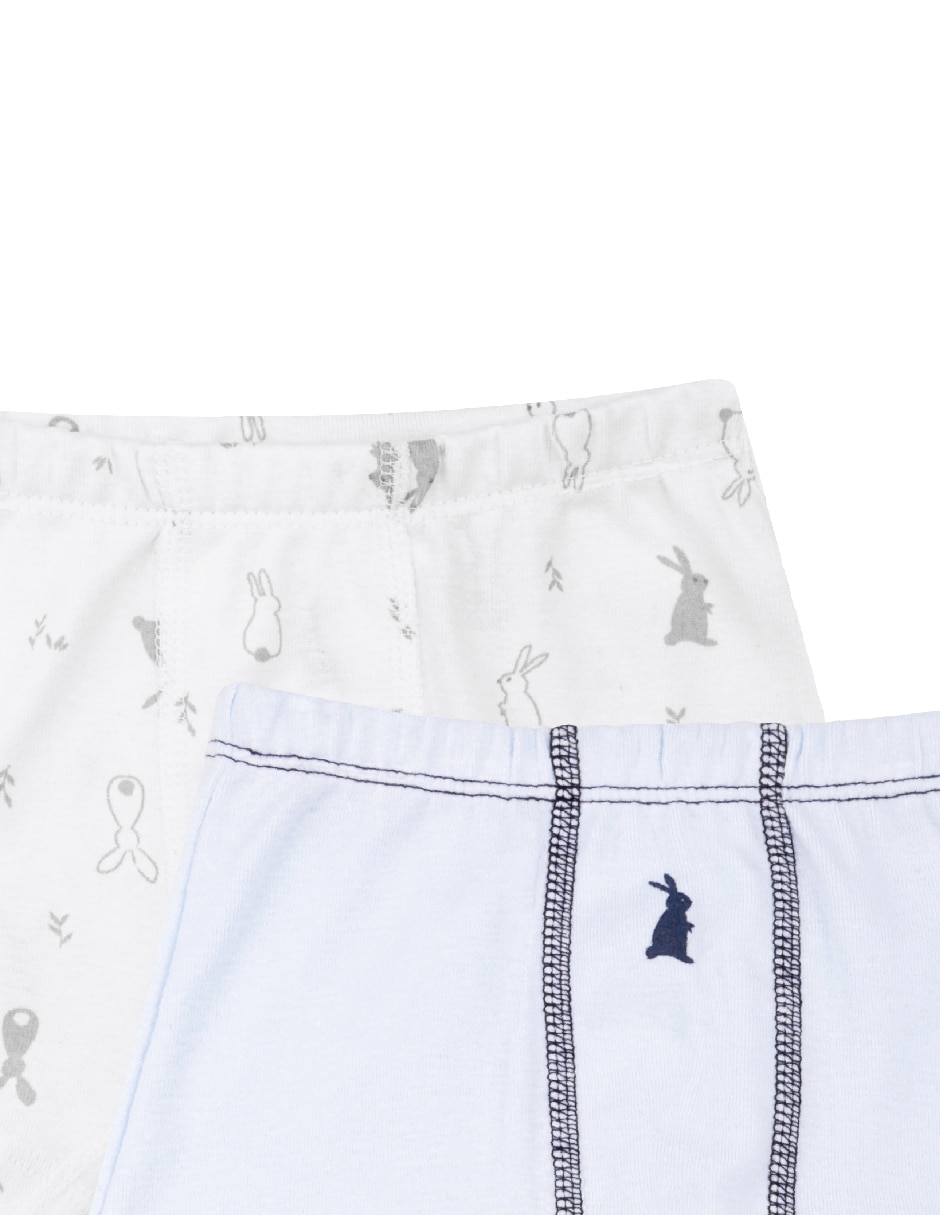 Set bóxer Mon Caramel Basics algodón para bebé niño