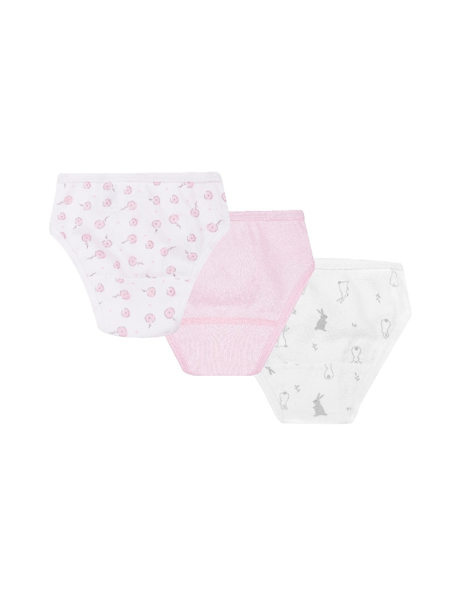 Set panty Mon Caramel Basics algodón para bebé niña
