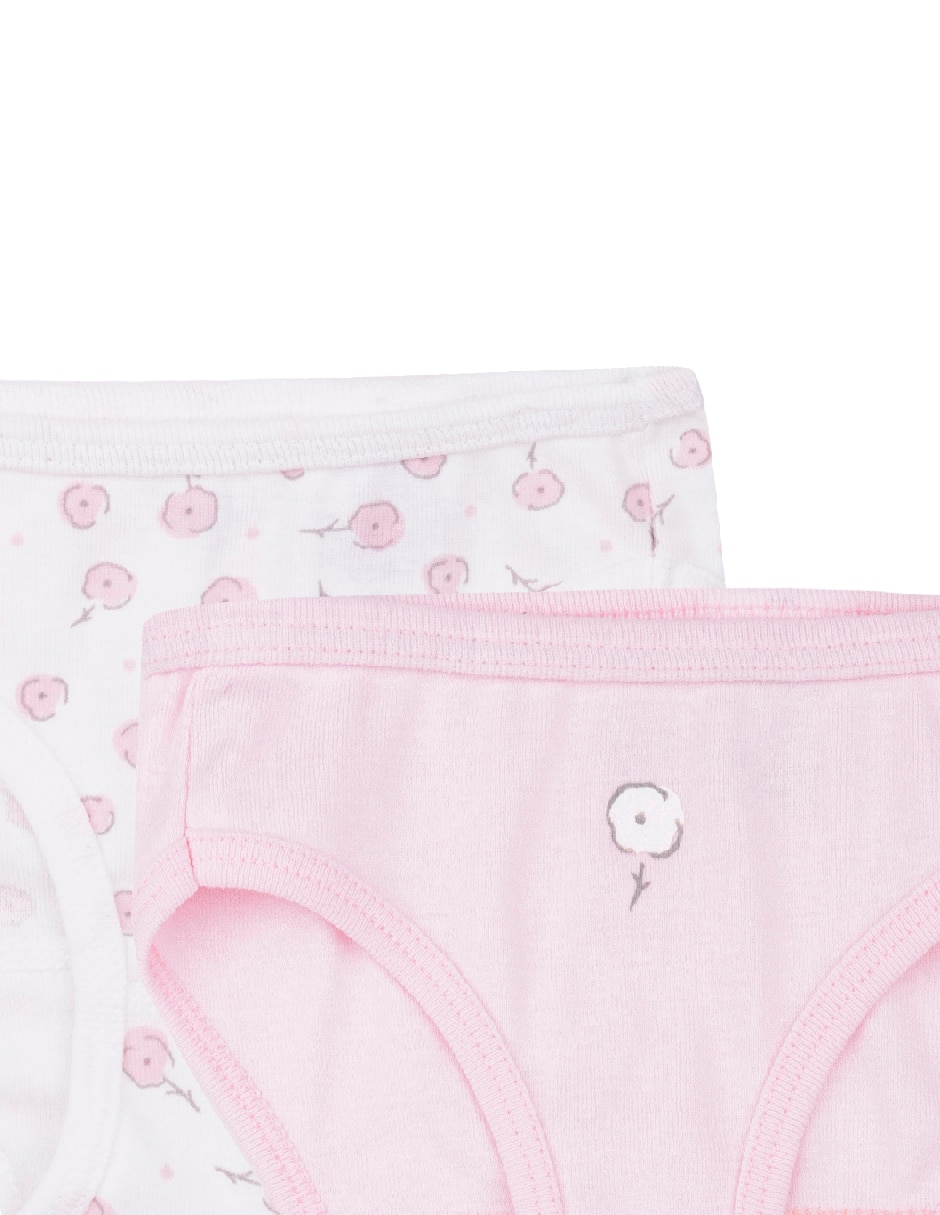 Set panty Mon Caramel Basics algodón para bebé niña
