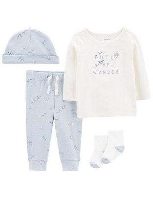 Conjunto de algodón para niño 4 piezas Conjunto de algodón para niño 4 piezas