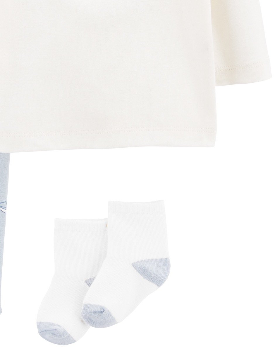 Conjunto de algodón para niño 4 piezas 5