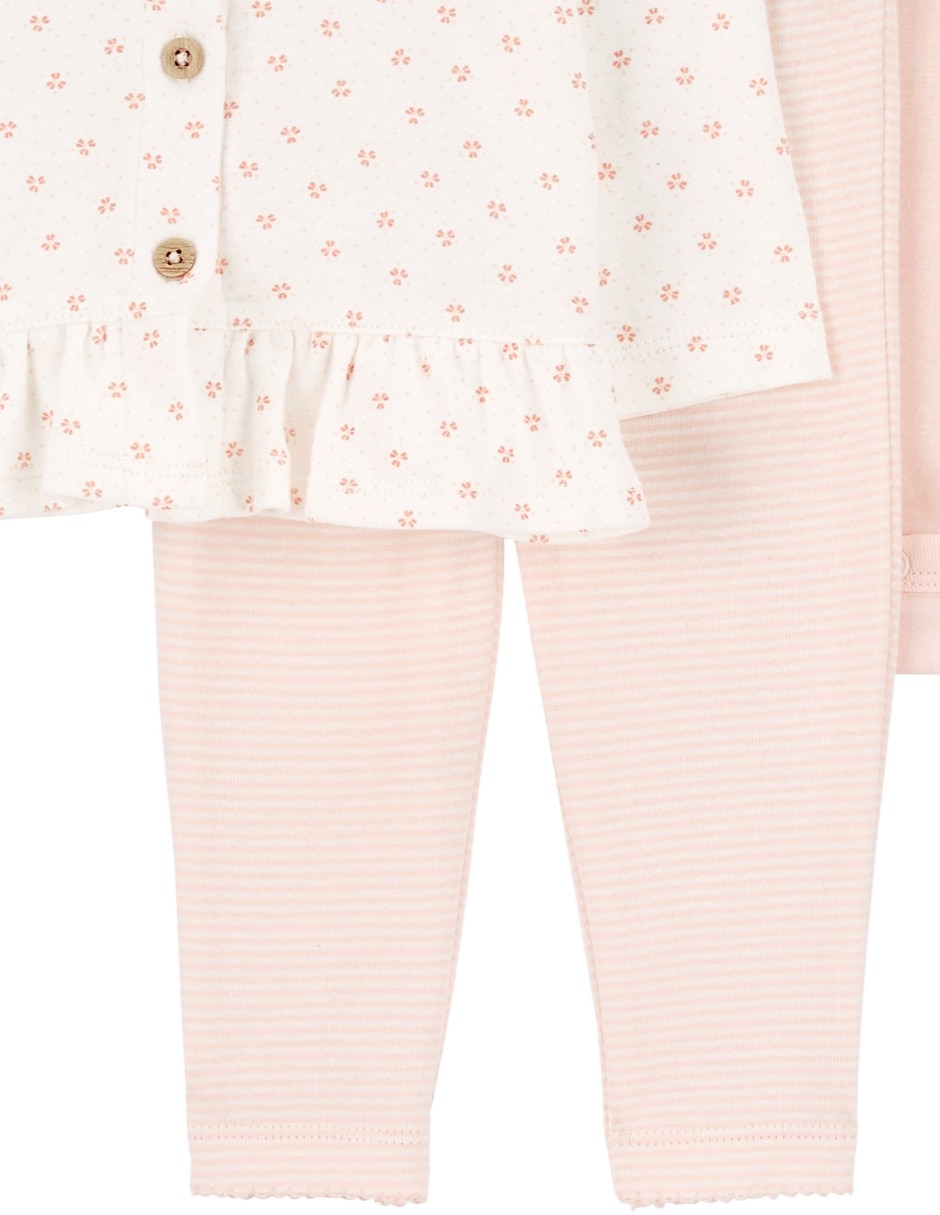Conjunto Carter's de algodón para niña