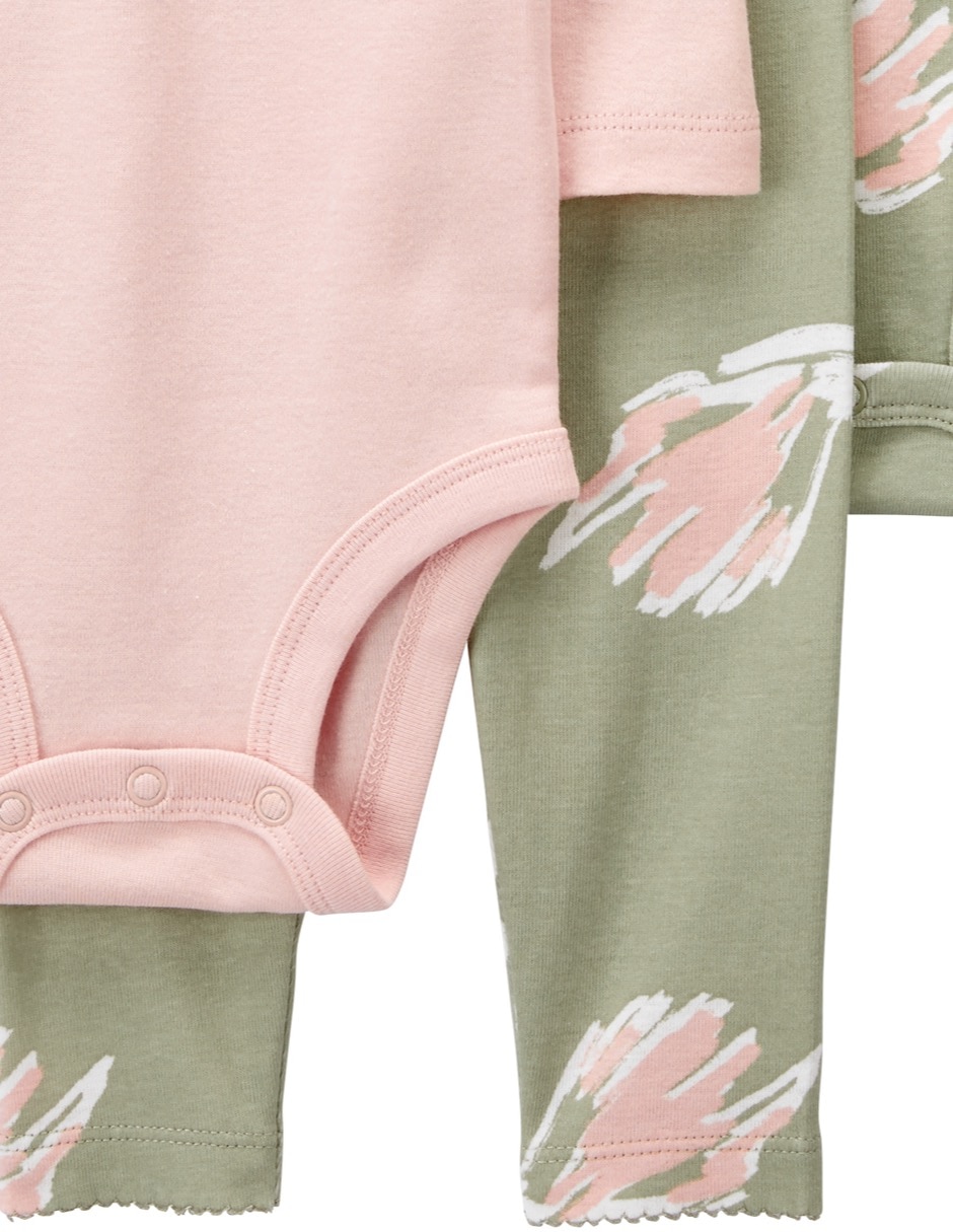Conjunto de algodón para niña 3 piezas 4