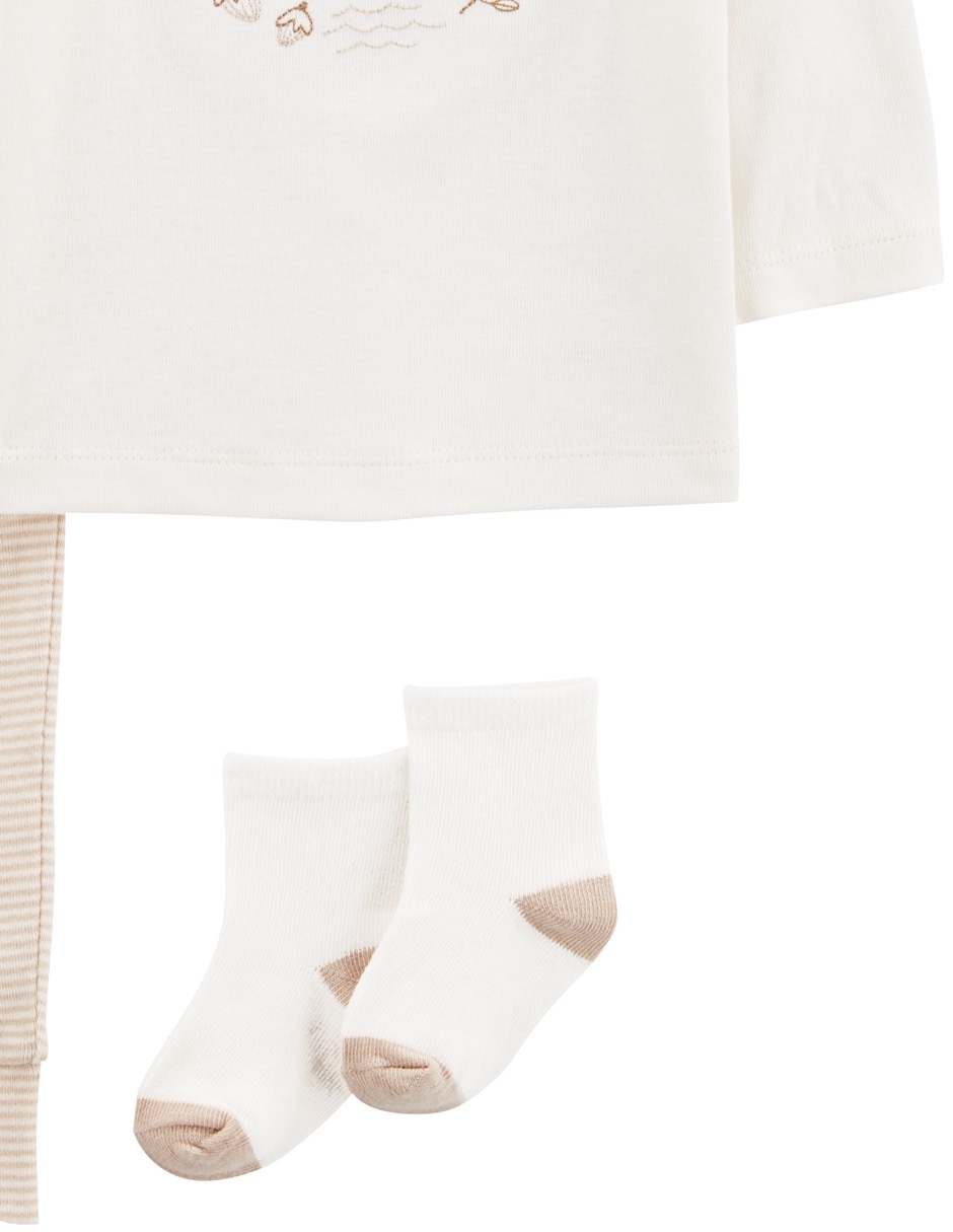 Conjunto de algodón unisex 4 piezas 5