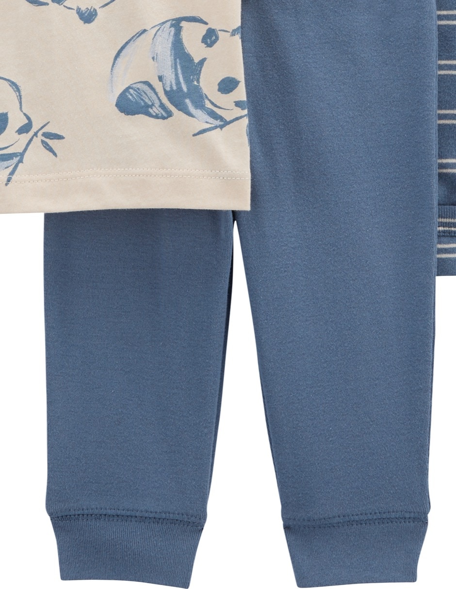 Conjunto Carter's de algodón para niño 3 piezas