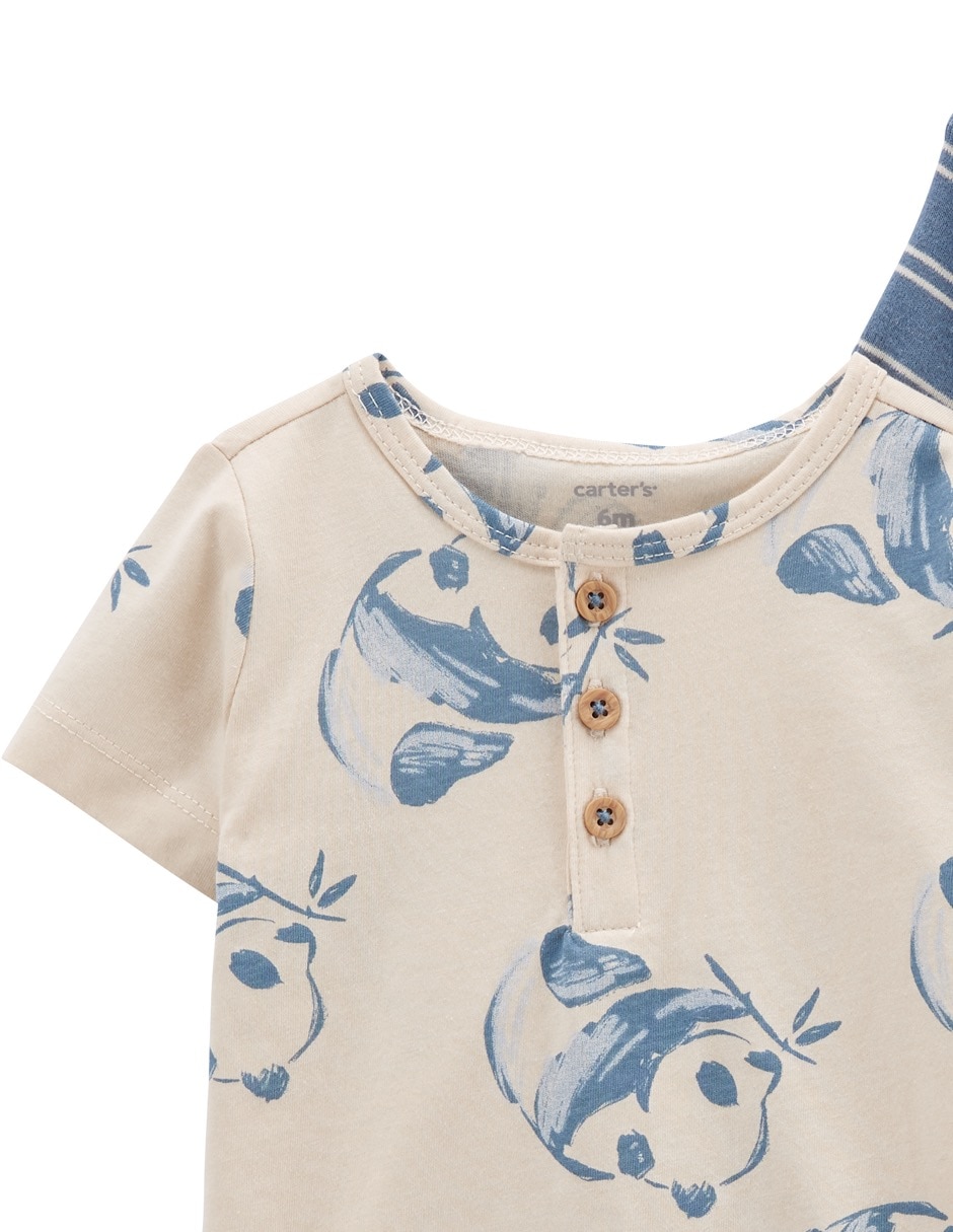 Conjunto Carter's de algodón para niño 3 piezas