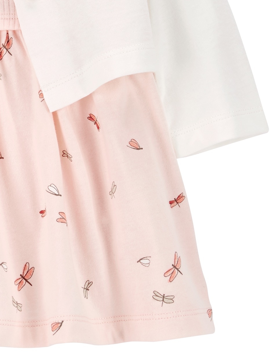 Conjunto Carter's de algodón para bebé niña 2 piezas