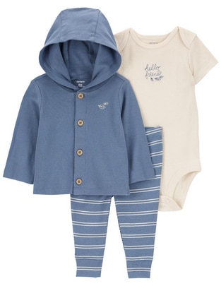 Conjunto de algodón para niño 3 piezas