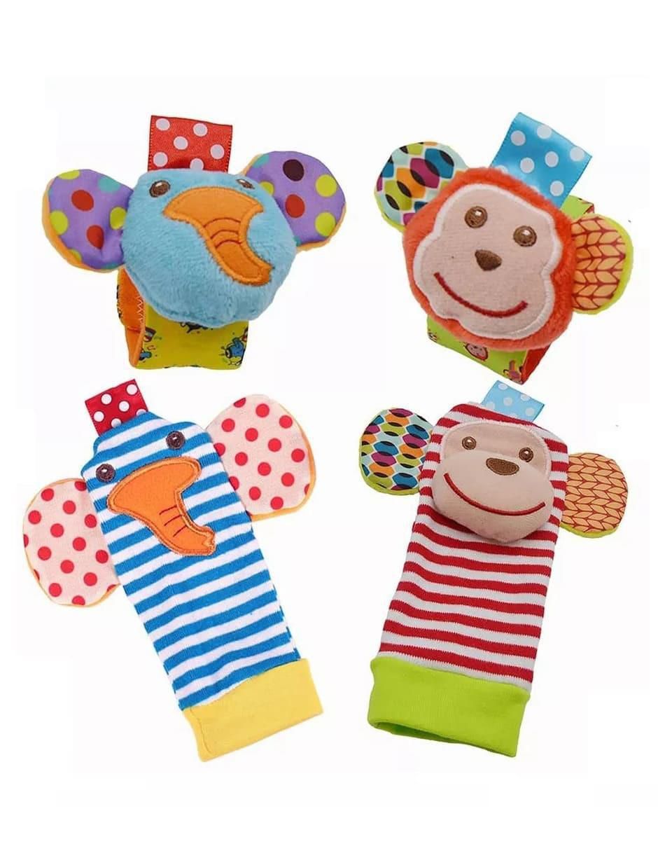 Set calcetín de algodón infantil 2 pares Set calcetín de algodón infantil 2 pares