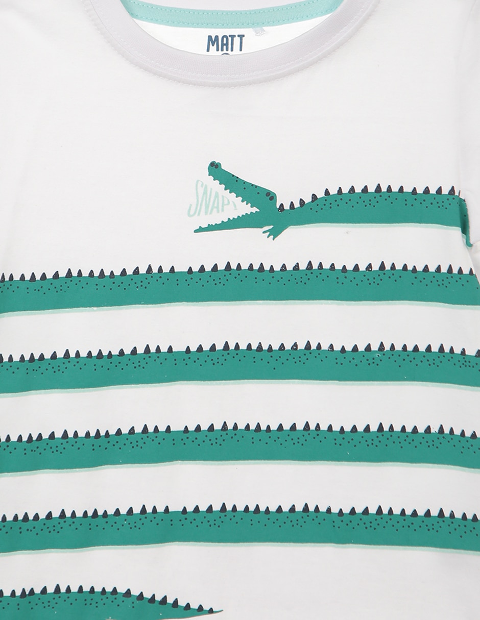 Playera Matt & Megan manga corta para niño