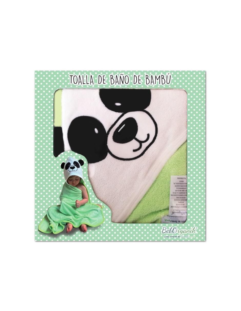 Salida de baño Beborganik Panda de bambú