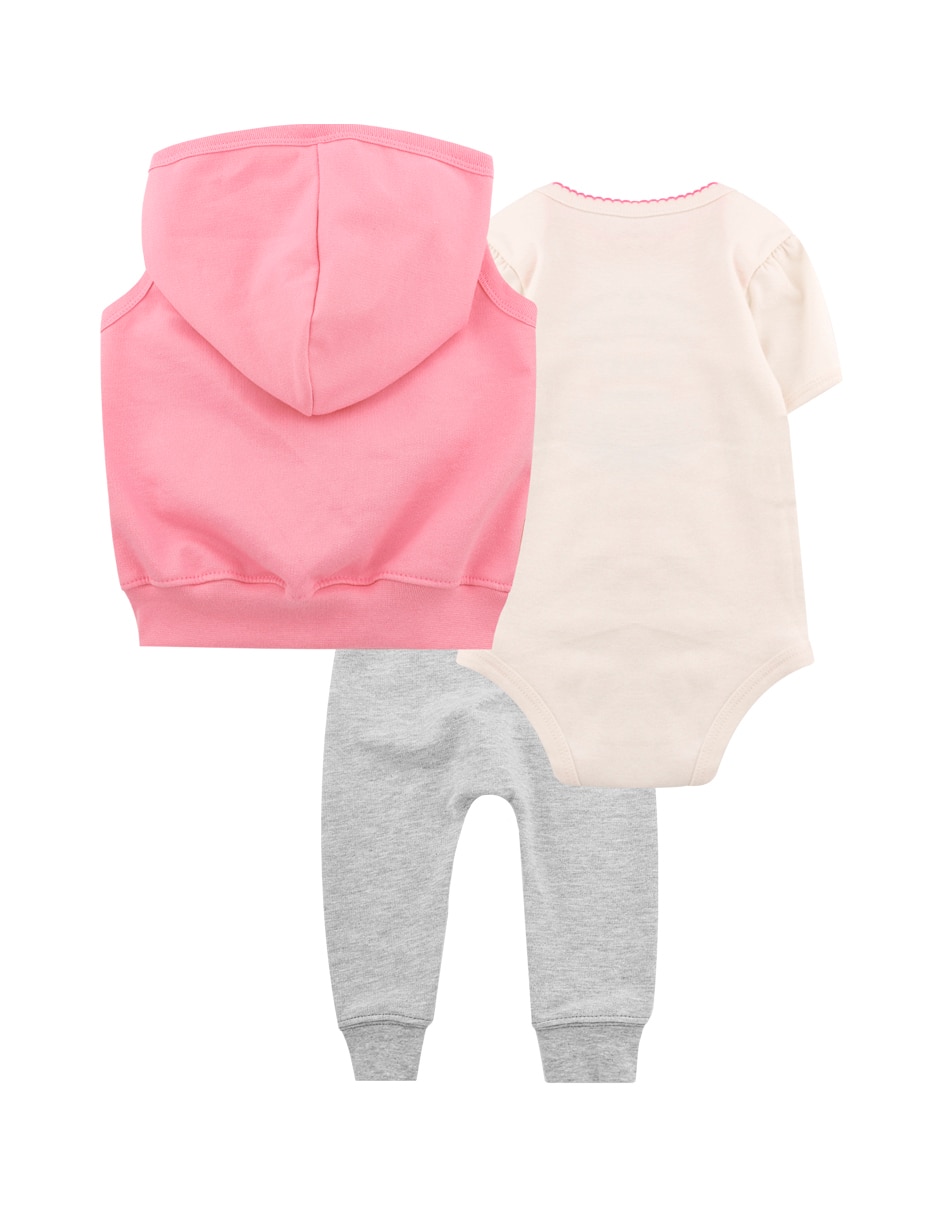 Conjunto casual Baby Creysi Collection de algodón para bebé niña 3 piezas