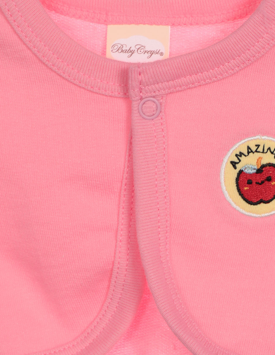 Conjunto de algodón para bebé niña 6