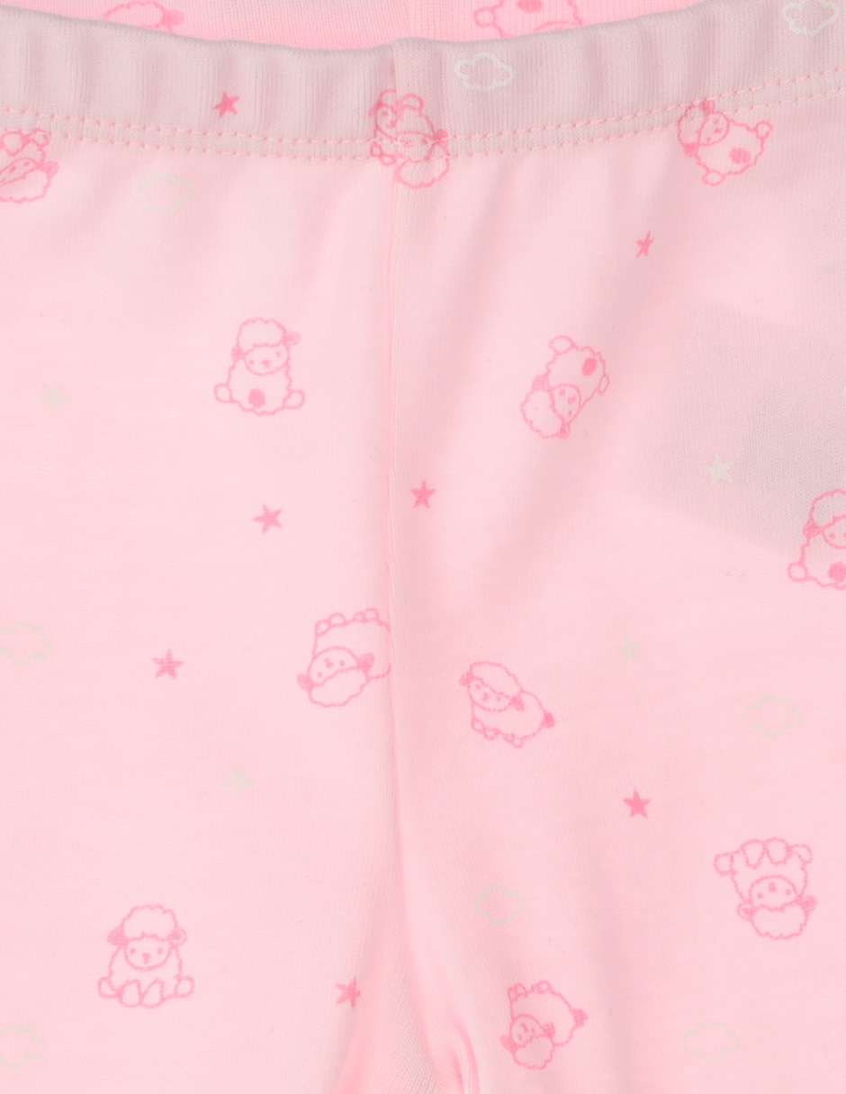 Conjunto Baby de algodón para bebé niña 3 piezas 5