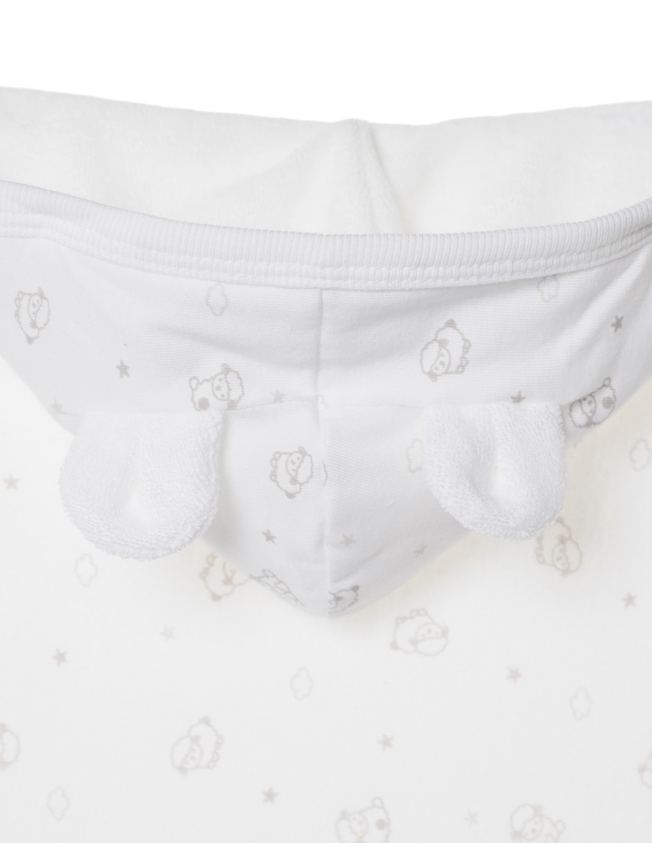 Bata de baño con gorro Baby unisex 3