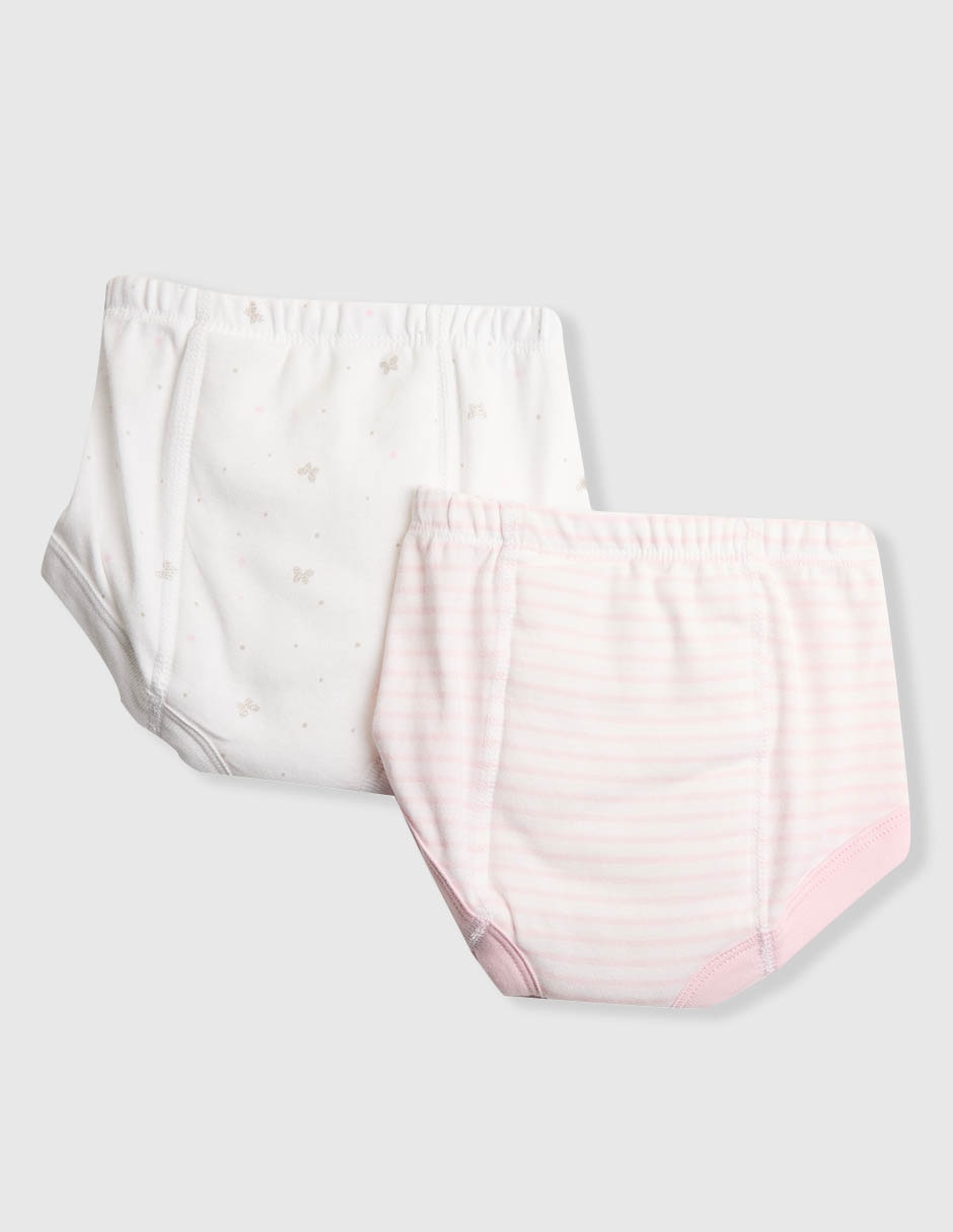 Set calzón Baby de algodón para bebé niña 2