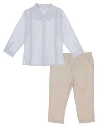 Conjunto de lino para bebé niño 2 piezas