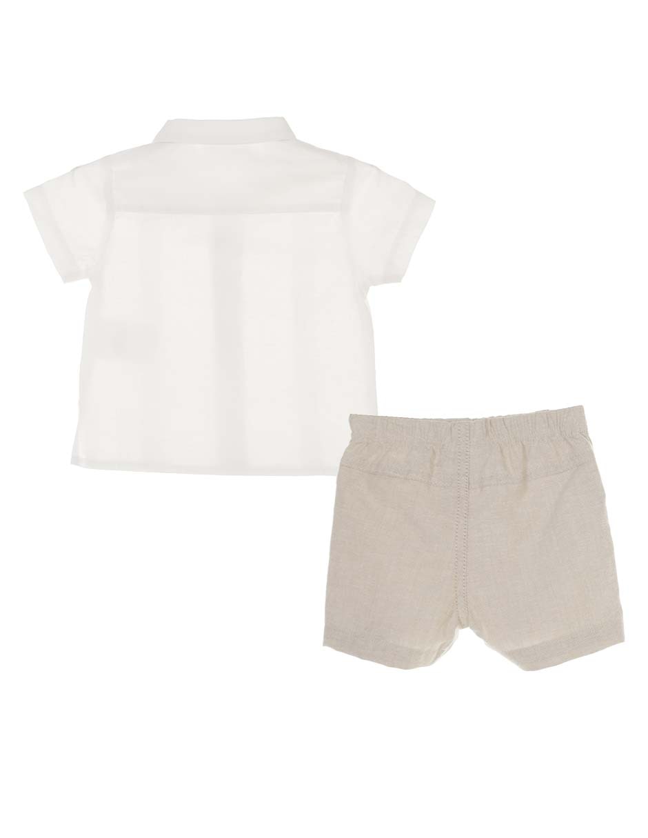 Conjunto de lino para bebé niño 2 piezas 2