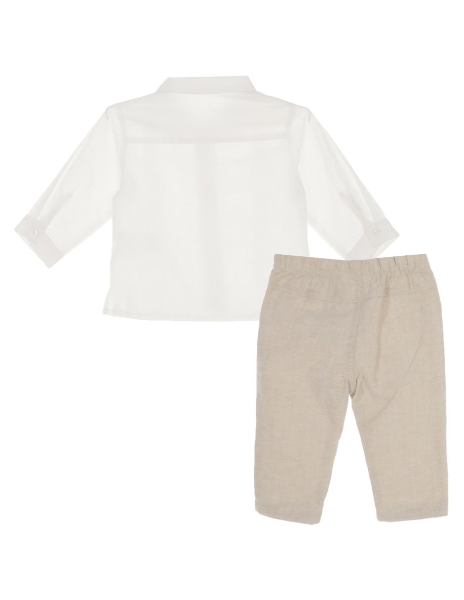 Conjunto de lino para bebé niño 2 piezas 2