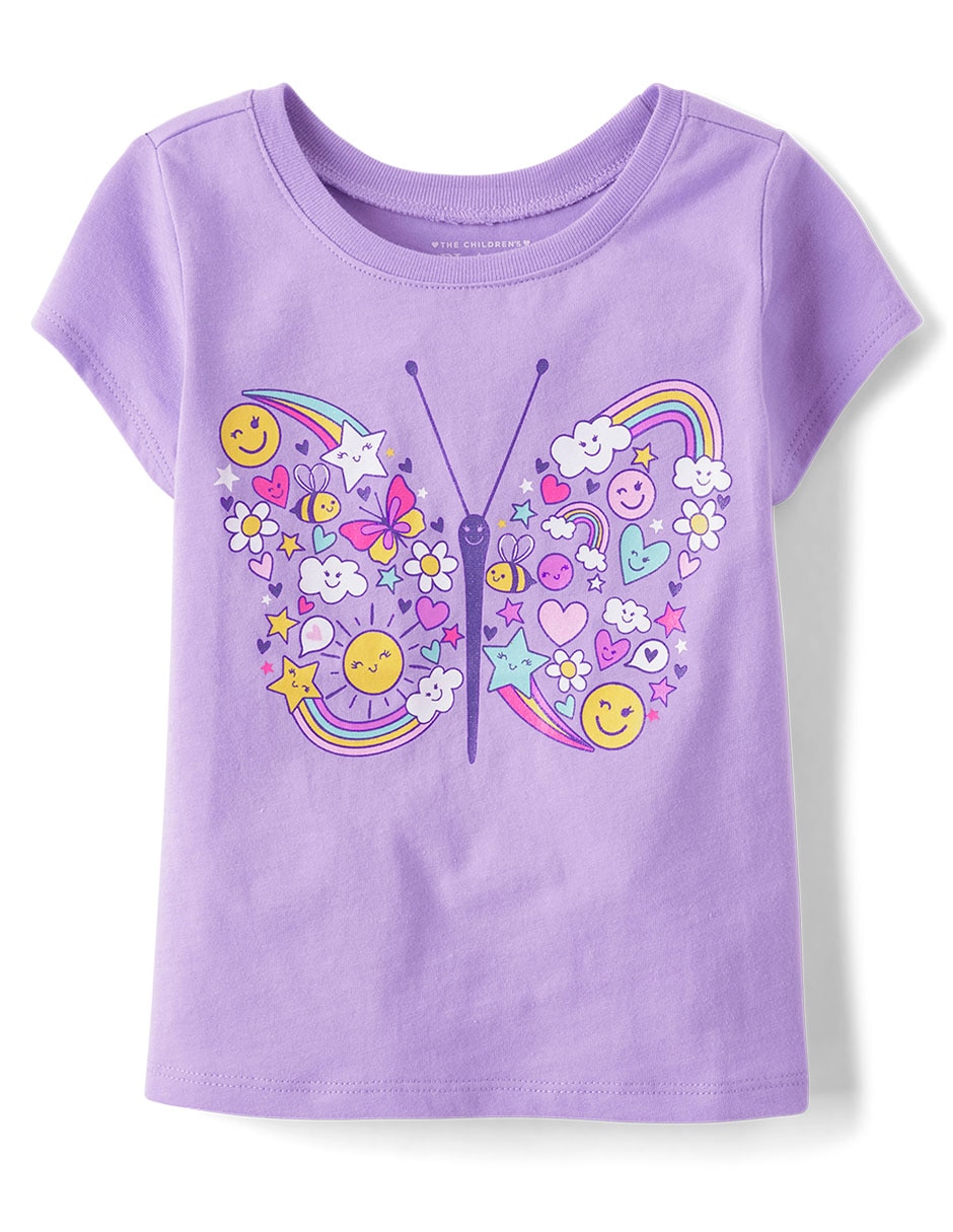 Playera The Childrens Place manga corta para bebé niña 1