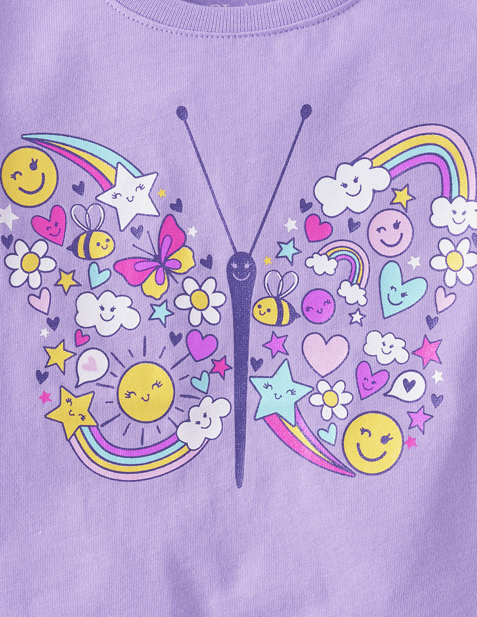 Playera The Childrens Place manga corta para bebé niña 3