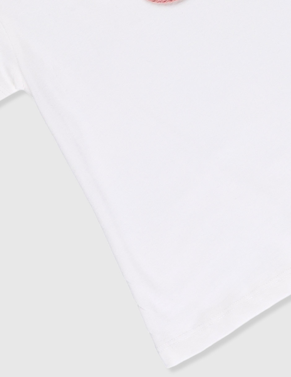 Playera manga corta para bebé niña