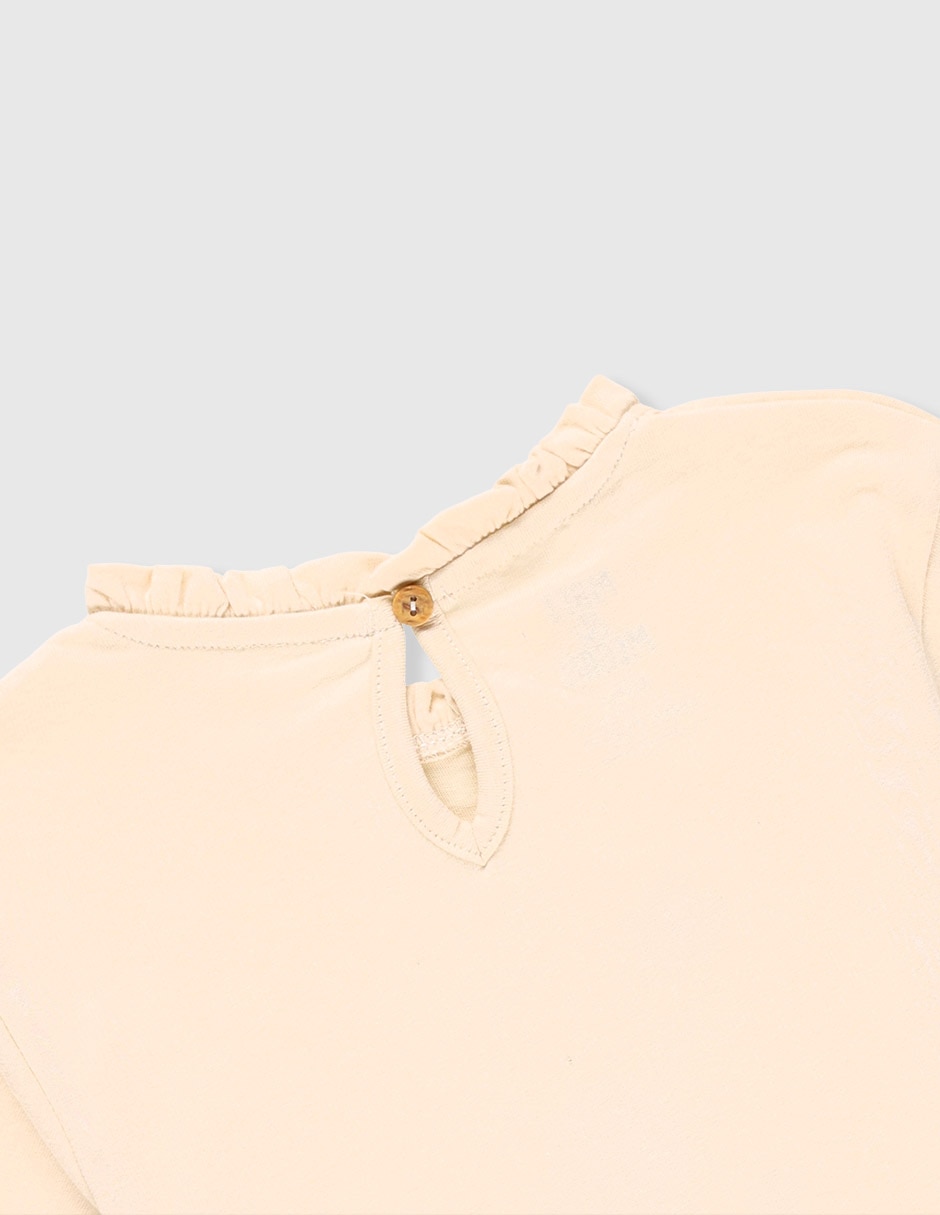 Playera manga corta para niña