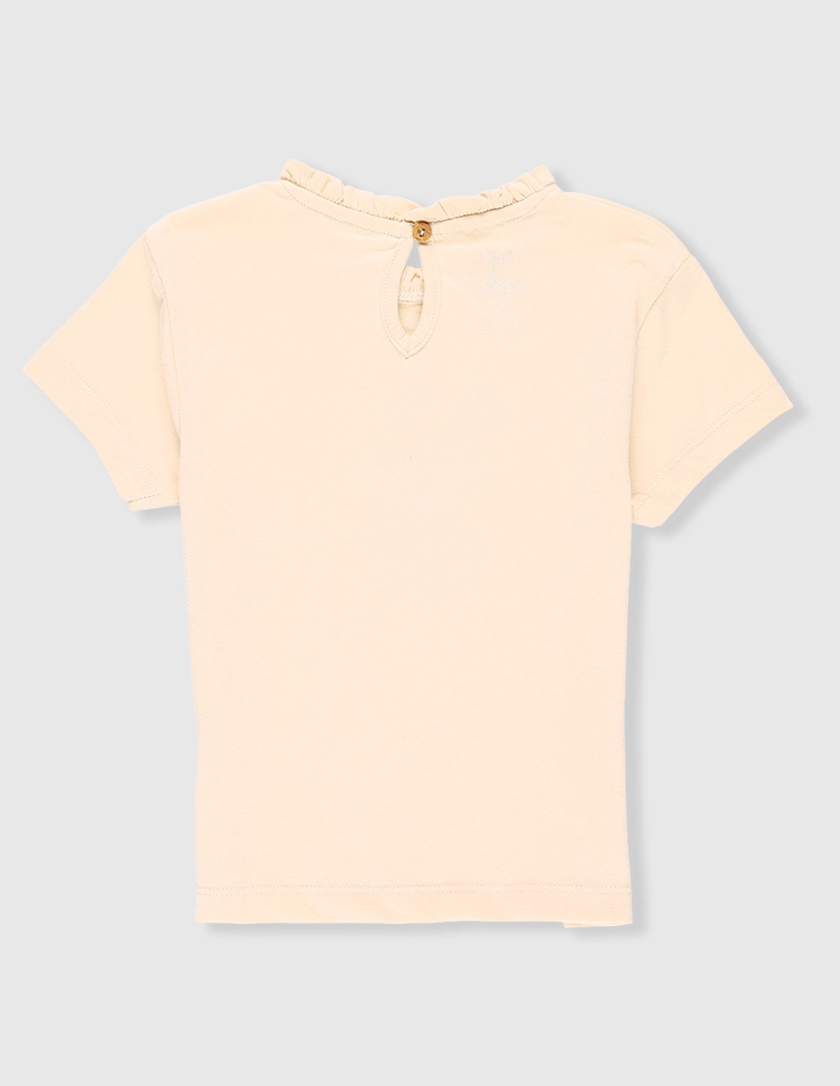 Playera manga corta para niña