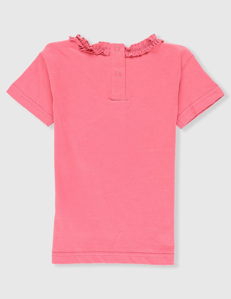 Playera manga corta para niña