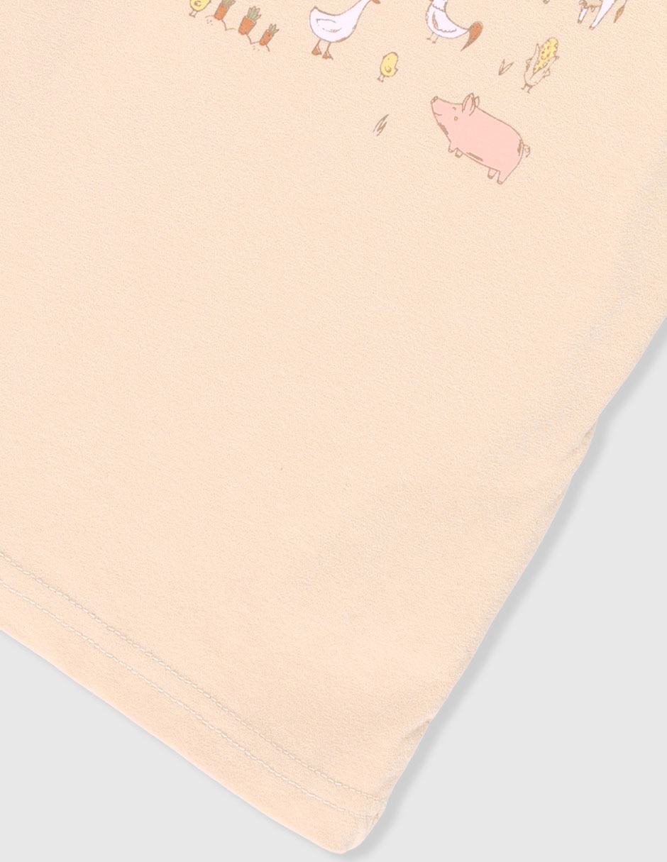 Playera manga corta para bebé