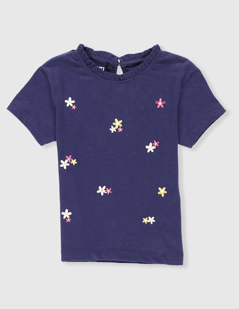 Playera manga corta para niña