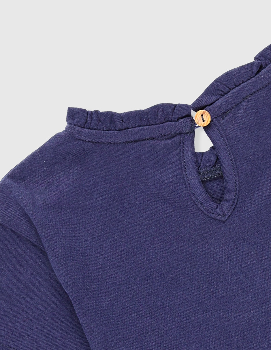 Playera manga corta para niña