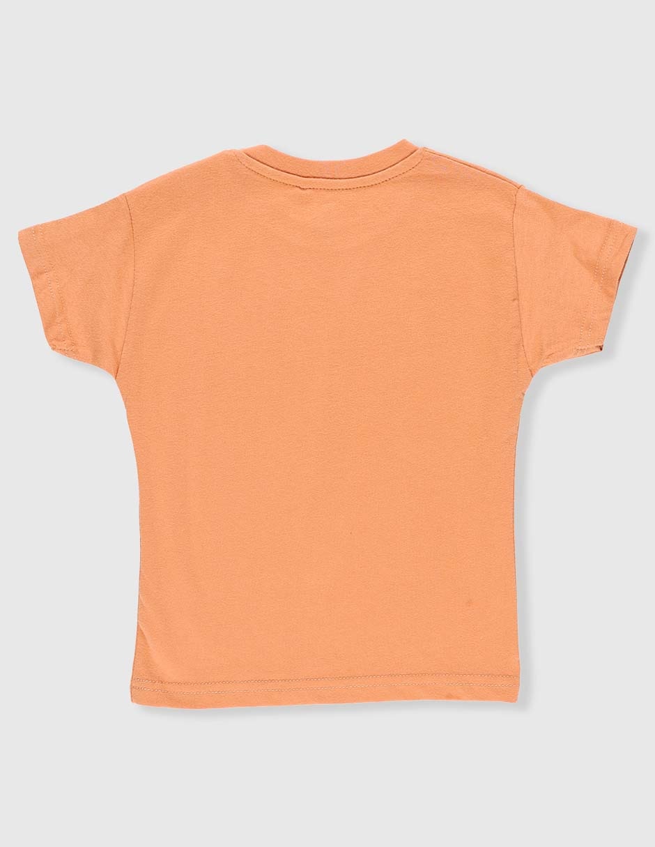Playera manga corta para bebé niño