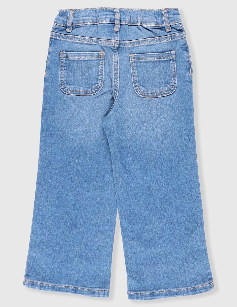 Jeans straight The Children's Place lavado claro para bebé niña
