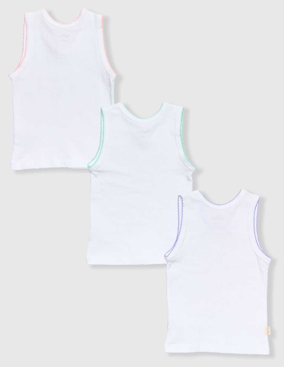 Set camiseta cuello redondo Baby Picueta para bebé niña 5